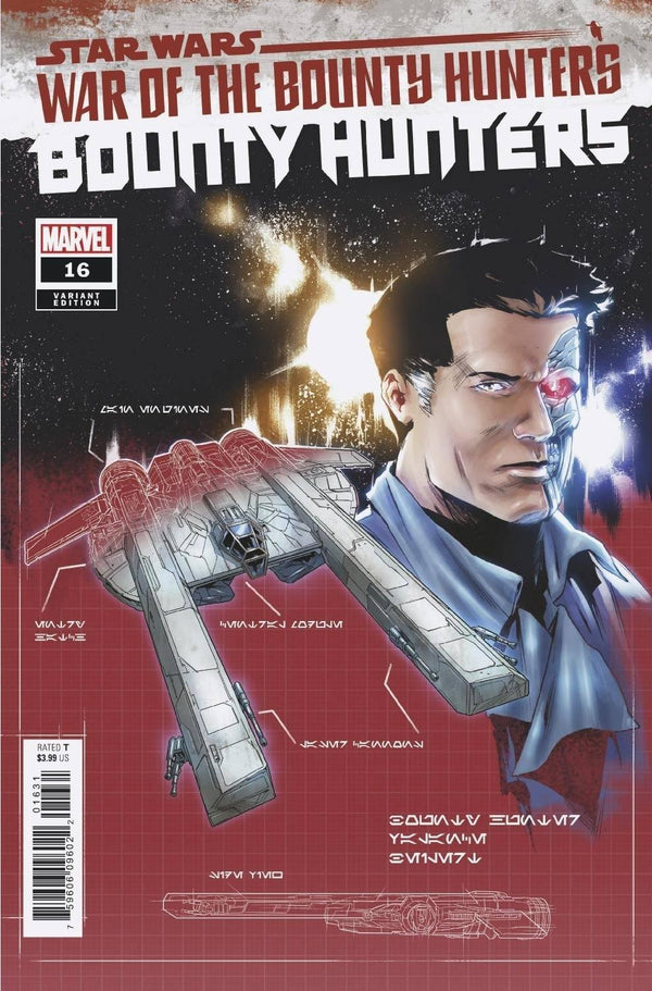 STAR WARS BOUNTY HUNTERS (2020) #16 VILLANELLI BLUEPRINT VAR WOBH