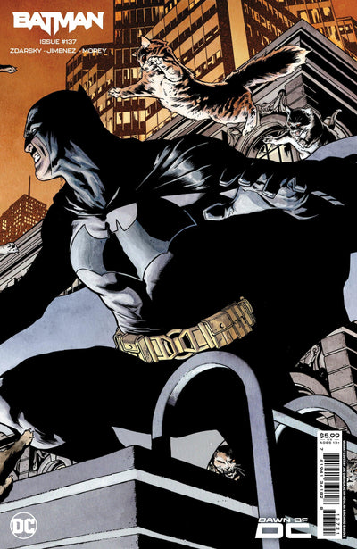 BATMAN (2016) #137 CVR B JOE QUESADA CONNECTING CARD STOCK VAR (BATMAN CATWOMAN THE GOTHAM WAR)