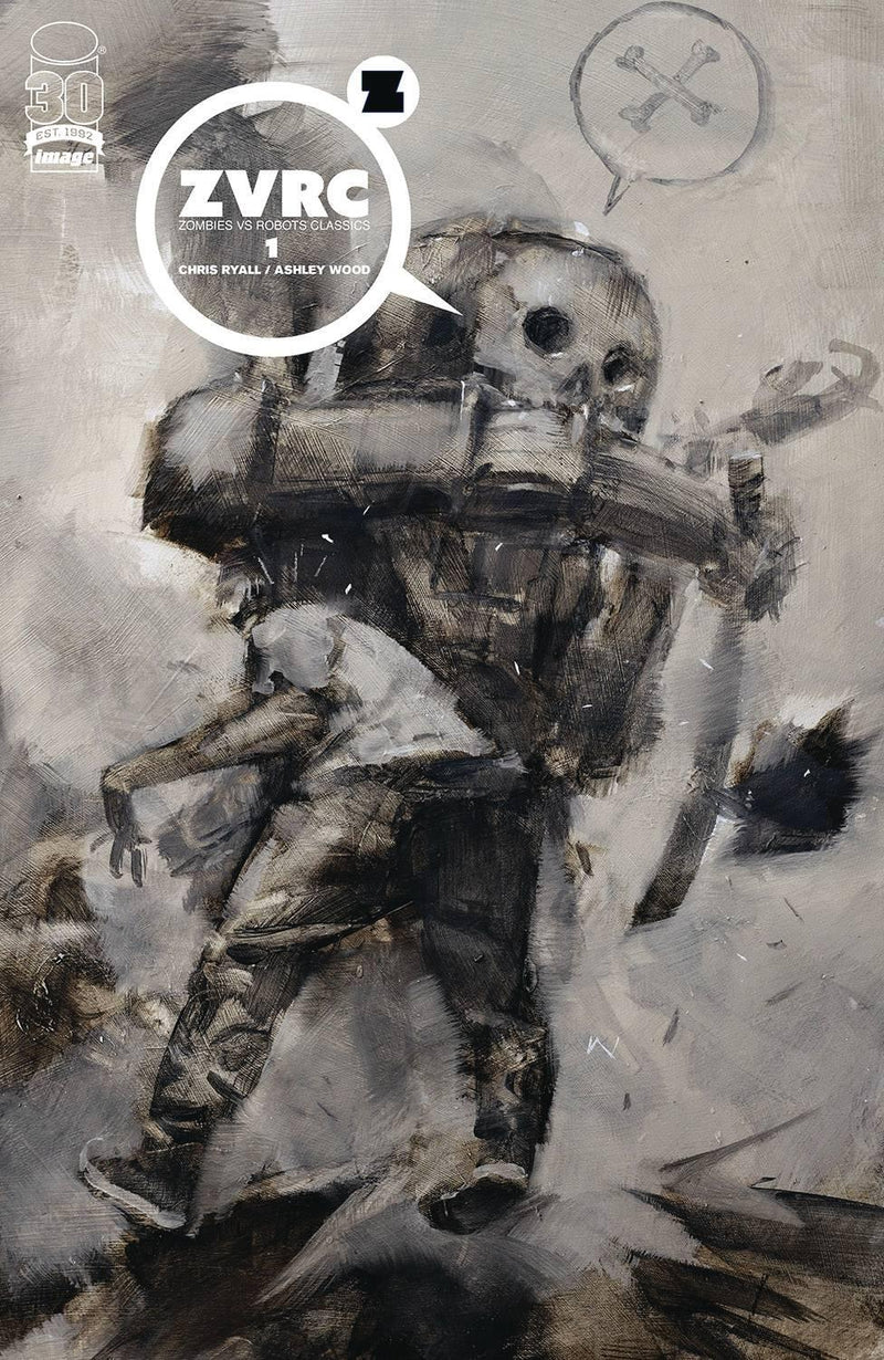 ZVRC ZOMBIES VS ROBOTS CLASSIC #1 CVR B WOOD