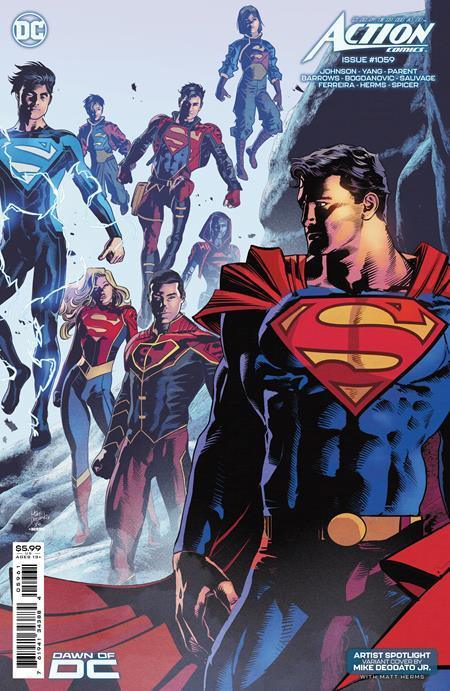 ACTION COMICS VOL 2 (2011) #1059 CVR D MIKE DEODATO JR ARTIST SPOTLIGHT CARD STOCK VAR