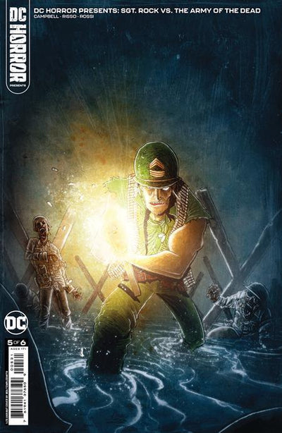 DC HORROR PRESENTS SGT ROCK VS THE ARMY OF THE DEAD #5 CVR C INC 1:25 BEN TEMPLESMITH CARD STOCK VAR