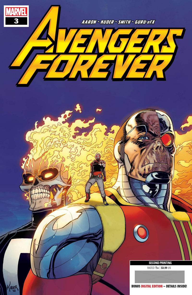 AVENGERS FOREVER VOL 2 (2021) #3 2ND PTG KUDER VAR