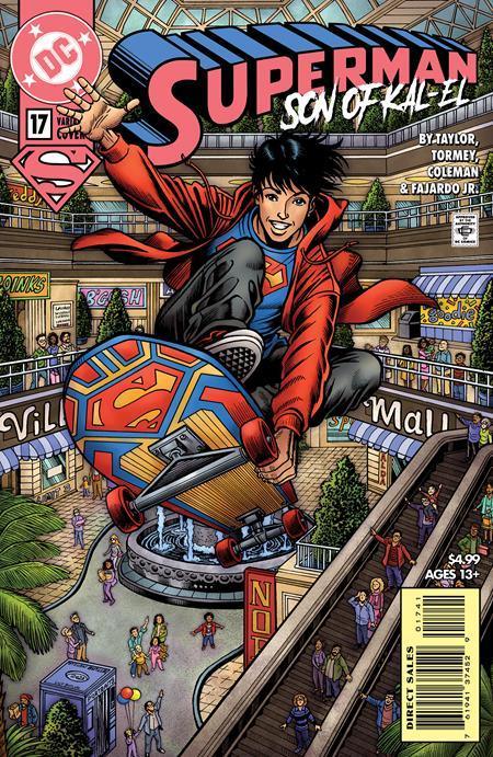 SUPERMAN SON OF KAL-EL #17 CVR C STEVEN BUTLER 90S COVER MONTH CARD STOCK VAR (KAL-EL RETURNS) - Kings Comics