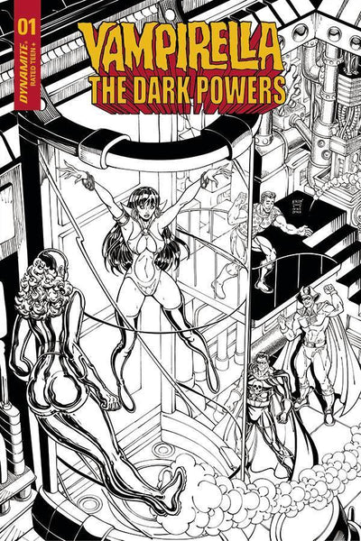 VAMPIRELLA DARK POWERS #1 11 COPY ROBSON B&W FOC INCV