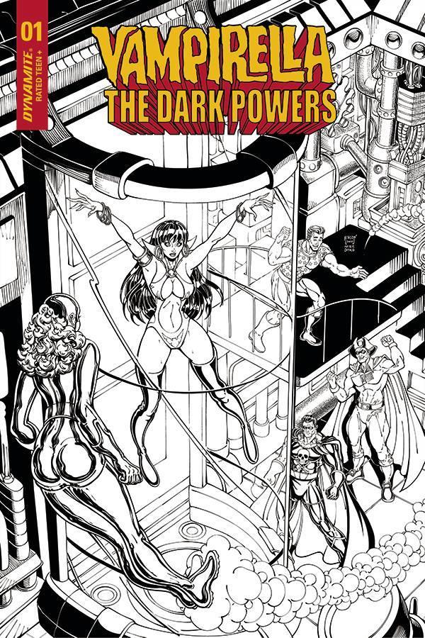 VAMPIRELLA DARK POWERS #1 11 COPY ROBSON B&W FOC INCV