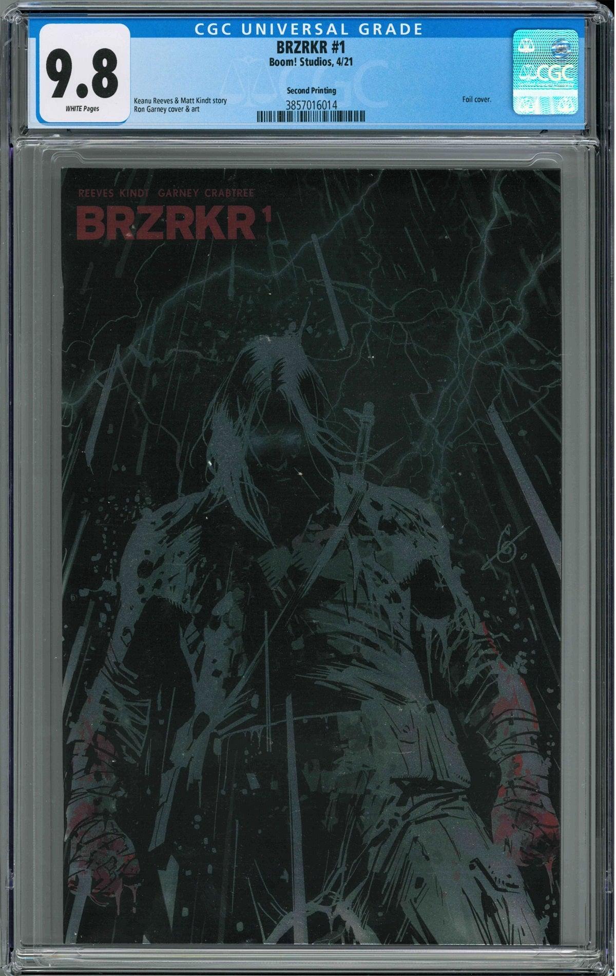 CGC BRZRKR #1 2ND PRINT (9.8) - Kings Comics
