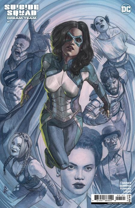 SUICIDE SQUAD DREAM TEAM (2024) #1 CVR B RICCARDO FEDERICI CARD STOCK VAR - Kings Comics