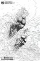 AQUAMEN #2 CVR C JIM LEE BLACK & WHITE CARD STOCK VAR