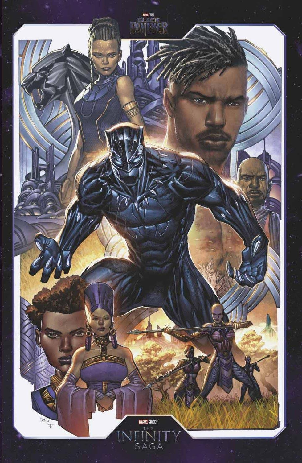 BLACK PANTHER VOL 8 #15 LASHLEY INFINITY SAGA PHASE 3 VAR - Kings Comics