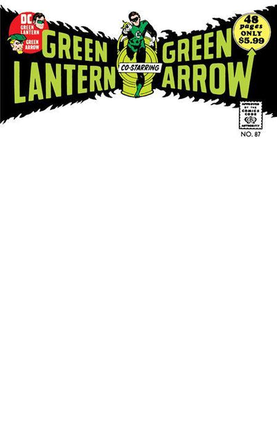 GREEN LANTERN (1960) #87 FACSIMILE EDITION (2024) CVR B BLANK CARD STOCK VAR