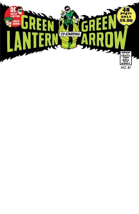 GREEN LANTERN (1960) #87 FACSIMILE EDITION (2024) CVR B BLANK CARD STOCK VAR