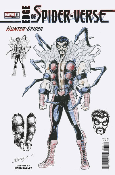EDGE OF SPIDER-VERSE VOL 2 (2022) #5 10 COPY INCV BAGLEY DESIGN VAR