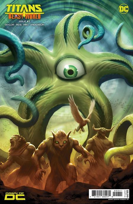 TITANS BEAST WORLD (2023) #2 CVR C KENDRICK KUNKKA LIM CARD STOCK VAR