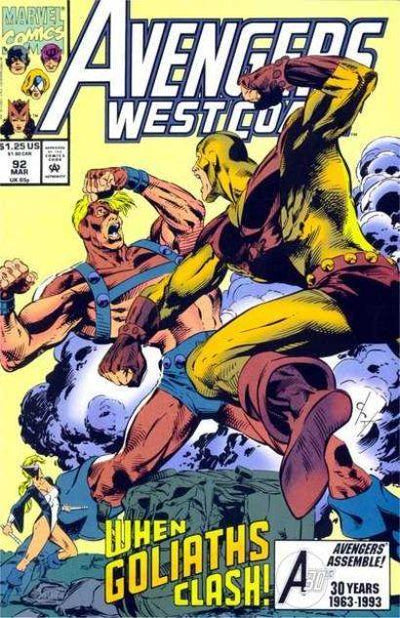 AVENGERS WEST COAST (1985) #92