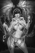 VAMPIRELLA VOL 8 #21 7 COPY WHITE B&W VIRGIN FOC INCV - Kings Comics