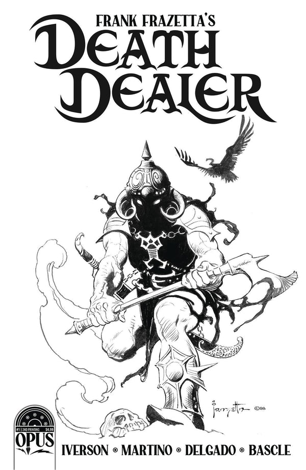 FRANK FRAZETTA DEATH DEALER VOL 2 #1 2ND PTG