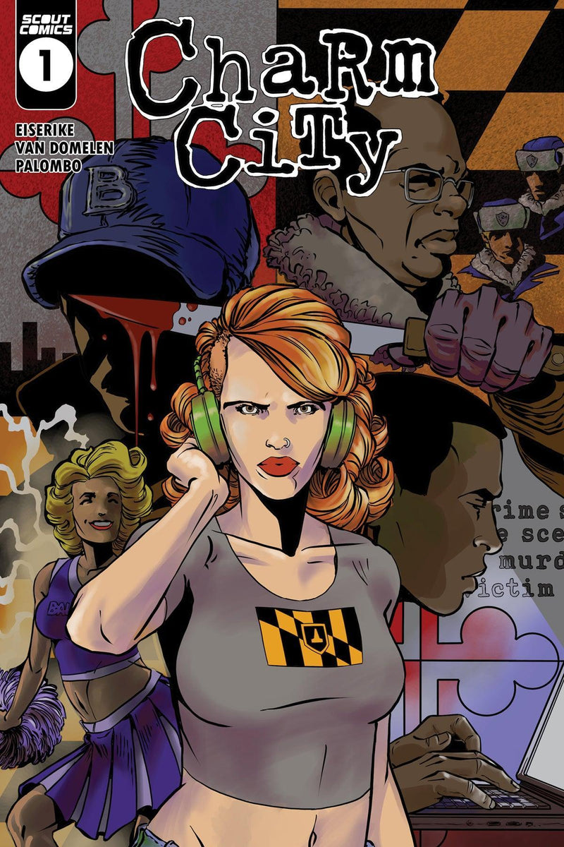 CHARM CITY (2023) #1 CVR B SCOTT VAN DOMELEN
