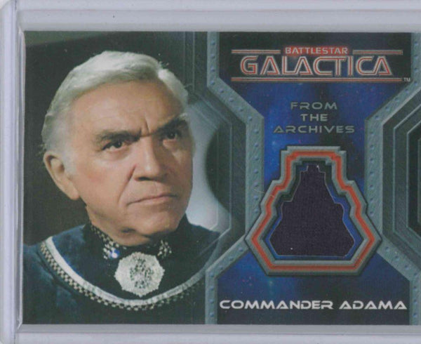 BATTLESTAR GALACTICA COSTUME PATCH #CC1 LORNE GREENE / COMMANDER ADAMA