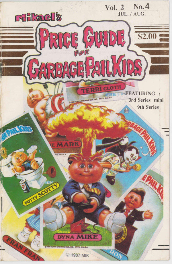 MIKAELS PRICE GUIDE FOR GARBAGE PAIL KIDS (1987) VOL 2 #4 (VF)