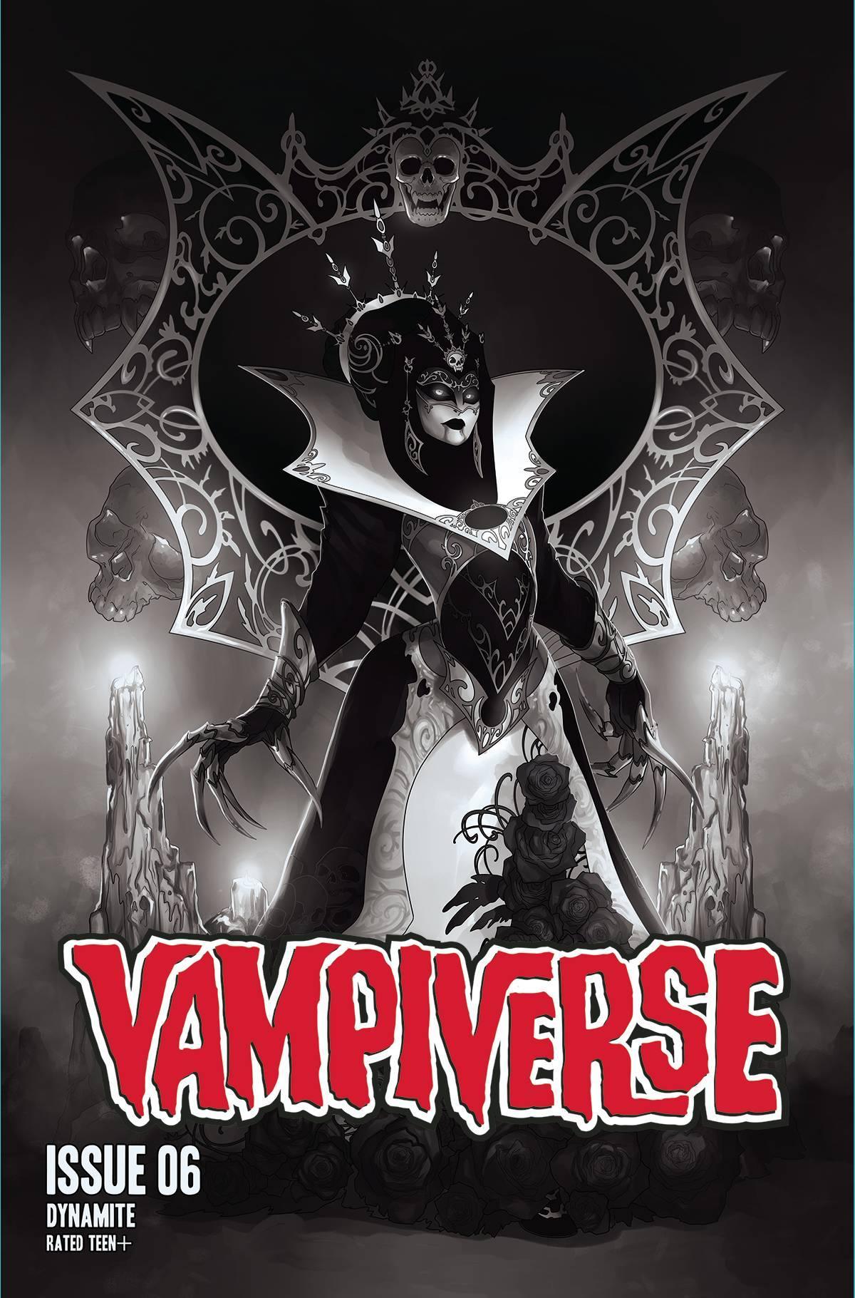 VAMPIVERSE #6 CVR H 20 COPY INCV HETRICK B&W - Kings Comics