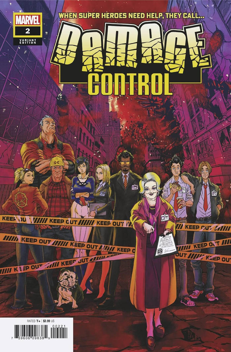 DAMAGE CONTROL VOL 4 #2 SUPERLOG VAR