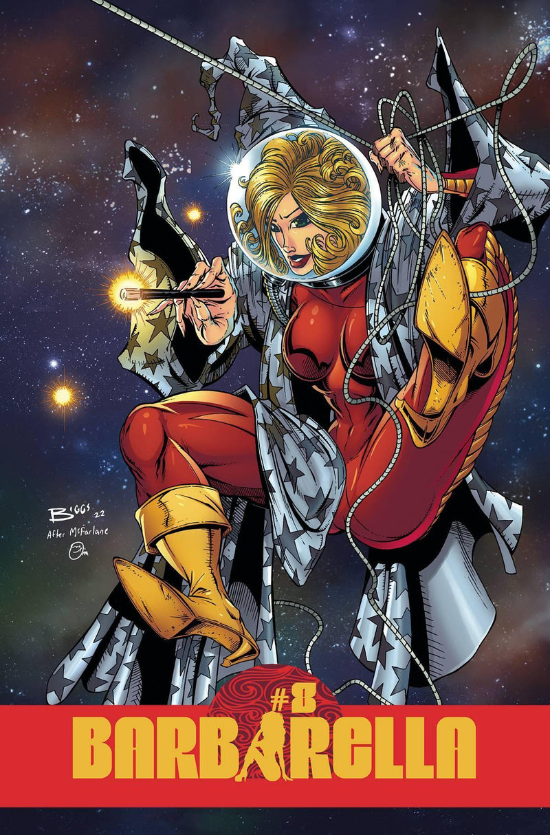 BARBARELLA (2021) #8 CVR L FOC WIZARD HOMAGE BIGGS ORIGINAL