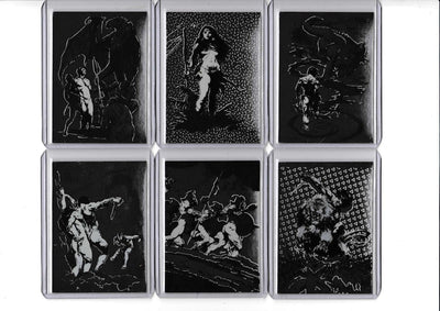 1996 BEST OF FRAZETTA CHROMIUM INSERT CARD SET