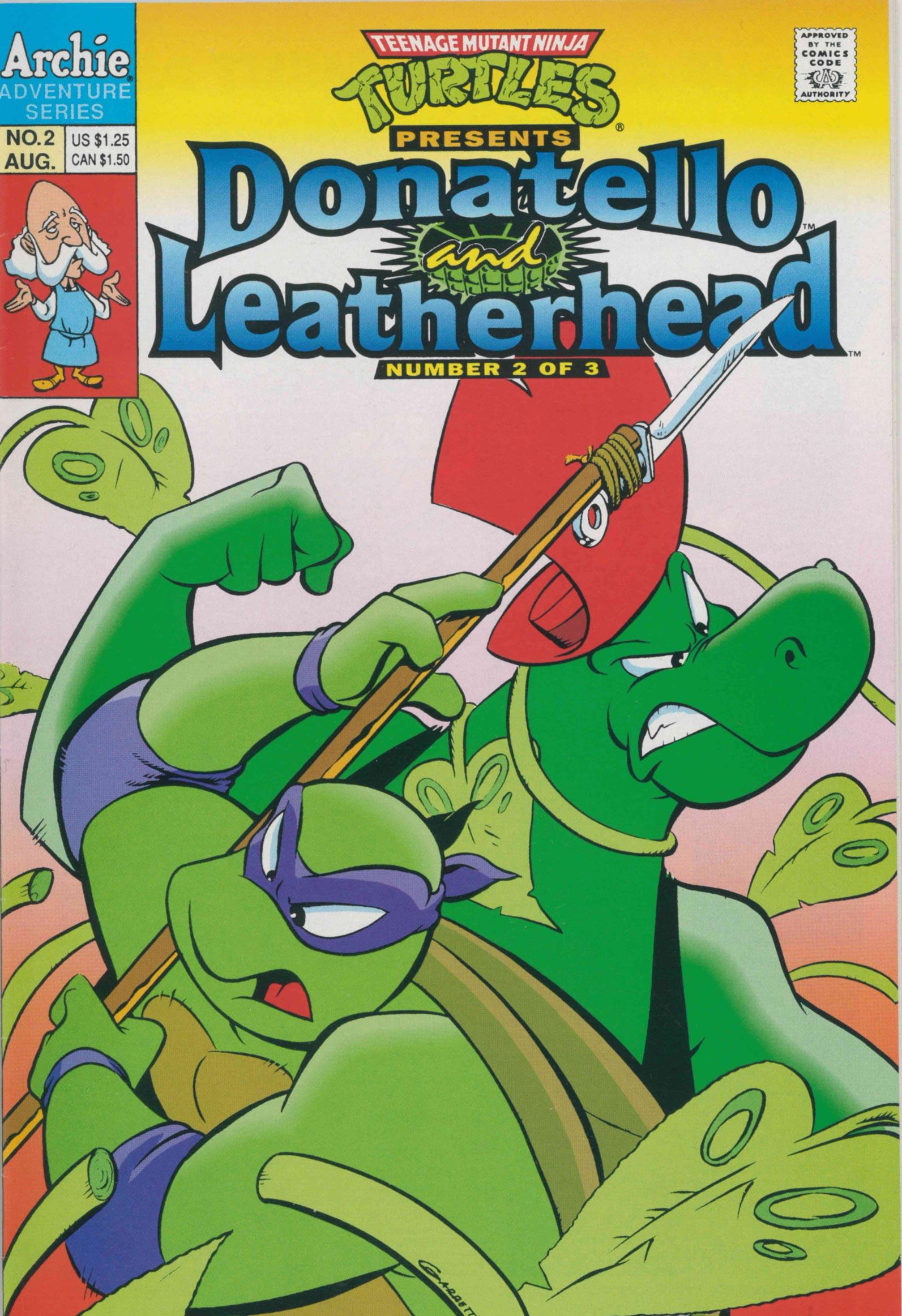 TEENAGE MUTANT NINJA TURTLES PRESENTS DONATELLO AND LEATHERHEAD (1993) #2 - Kings Comics