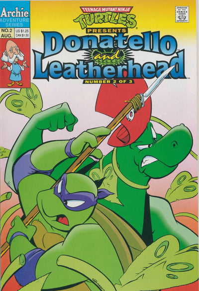 TEENAGE MUTANT NINJA TURTLES PRESENTS DONATELLO AND LEATHERHEAD (1993) #2