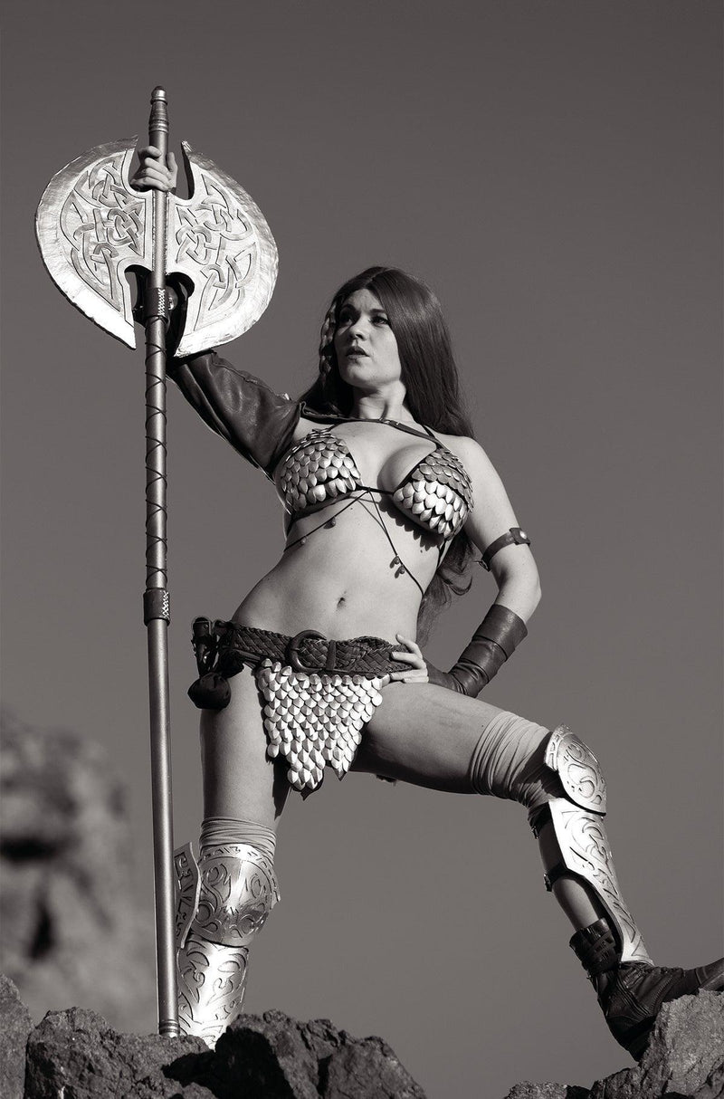 RED SONJA BLACK WHITE RED #5 CVR K FOC BONUS COSPLAY B&W VIR