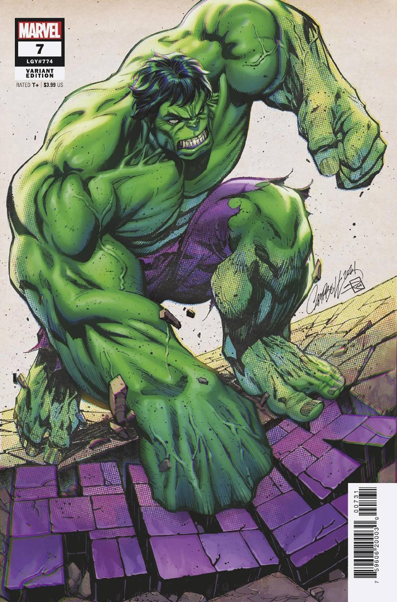 HULK VOL 5 (2022) #7 JS CAMPBELL VAR