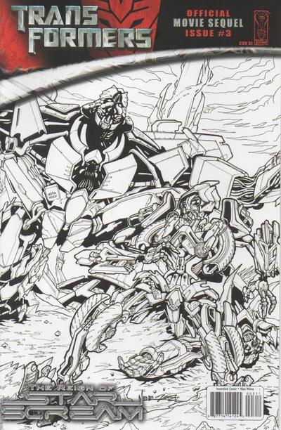 TRANSFORMERS REIGN OF STARSCREAM #3 10 COPY INCV