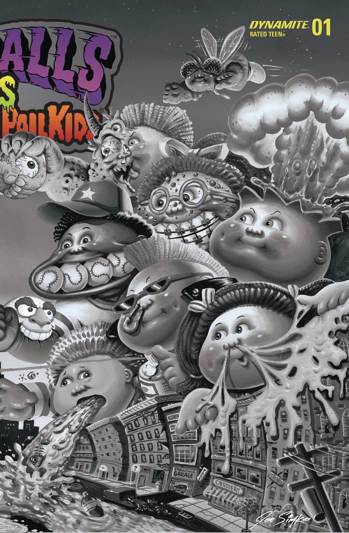 MADBALLS VS GARBAGE PAIL KIDS #1 CVR N 10 COPY FOC INCV SIMK - Kings Comics