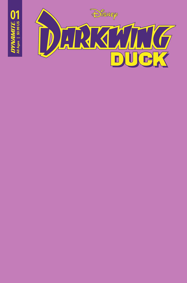 DARKWING DUCK VOL 3 (2023) #1 CVR F BLANK AUTHENTIX