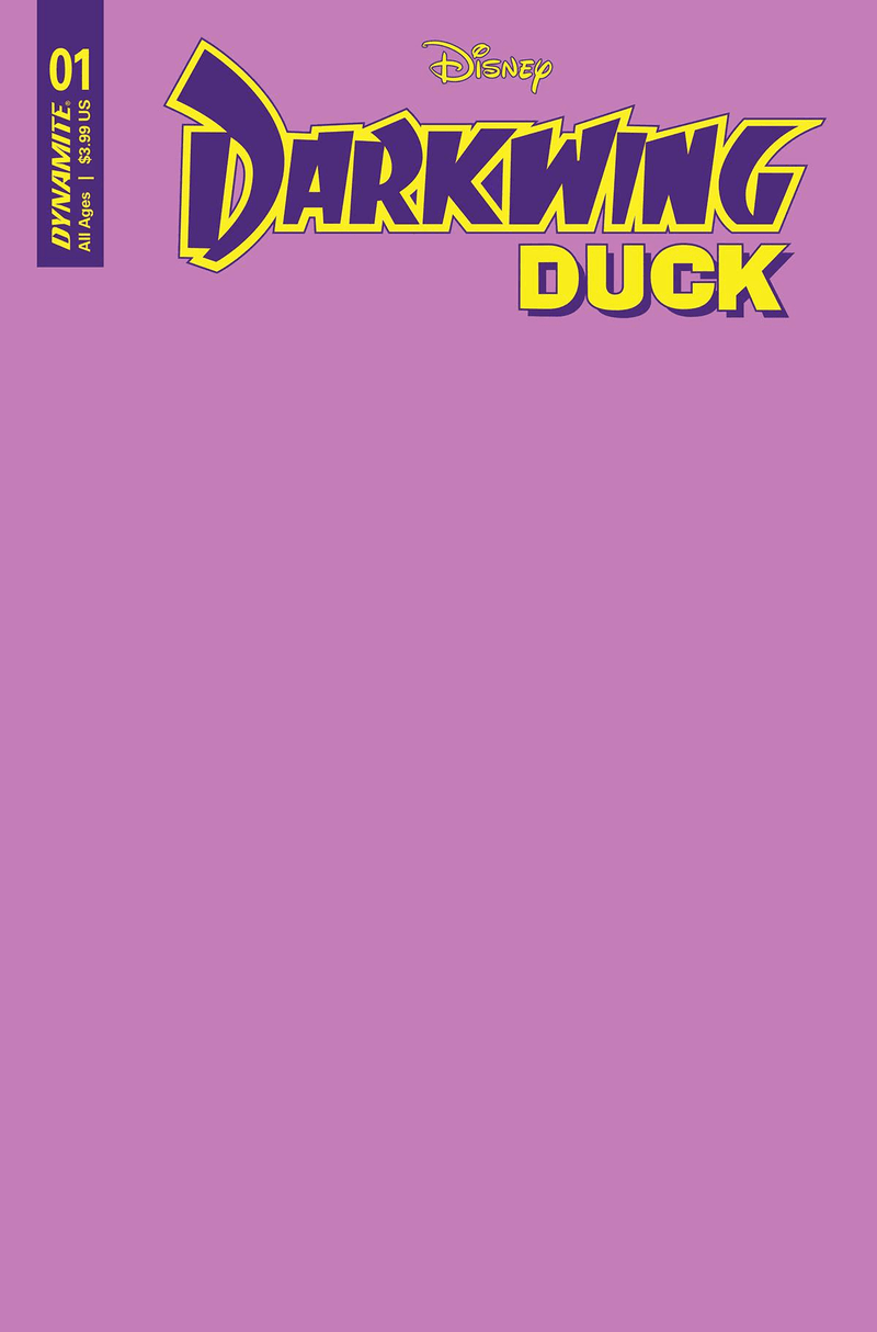 DARKWING DUCK VOL 3 (2023) #1 CVR F BLANK AUTHENTIX