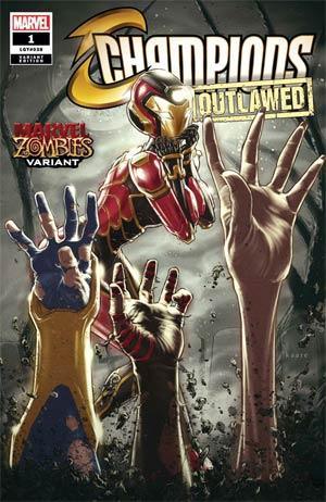 CHAMPIONS VOL 3 (2019) #1 ANDREWS MARVEL ZOMBIES VAR