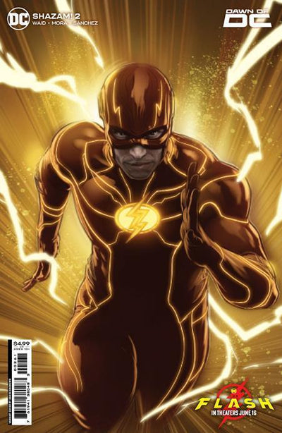 SHAZAM (2023) #2 CVR D KAARE ANDREWS THE FLASH MOVIE CARD STOCK VAR