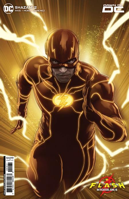 SHAZAM (2023) #2 CVR D KAARE ANDREWS THE FLASH MOVIE CARD STOCK VAR