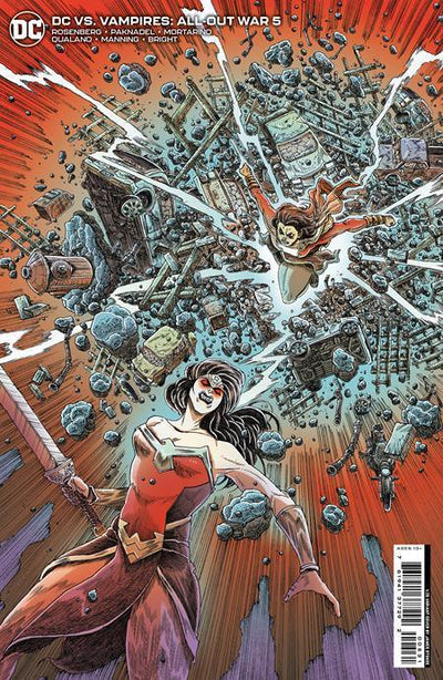 DC VS VAMPIRES ALL-OUT WAR #5 CVR C INC 1:25 JAMES STOKOE CARD STOCK VAR