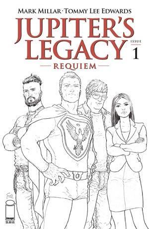 JUPITERS LEGACY REQUIEM #1 CVR C QUITELY B&W