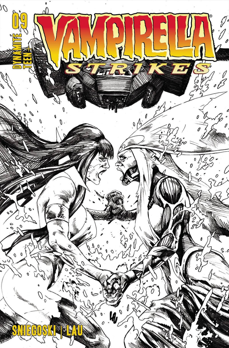 VAMPIRELLA STRIKES VOL 3 #9 CVR O 7 COPY FOC INCV LAU B&W