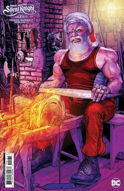 BATMAN SANTA CLAUS SILENT KNIGHT (2023) #1 CVR E INC 1:25 TONY SHASTEEN CARD STOCK VAR
