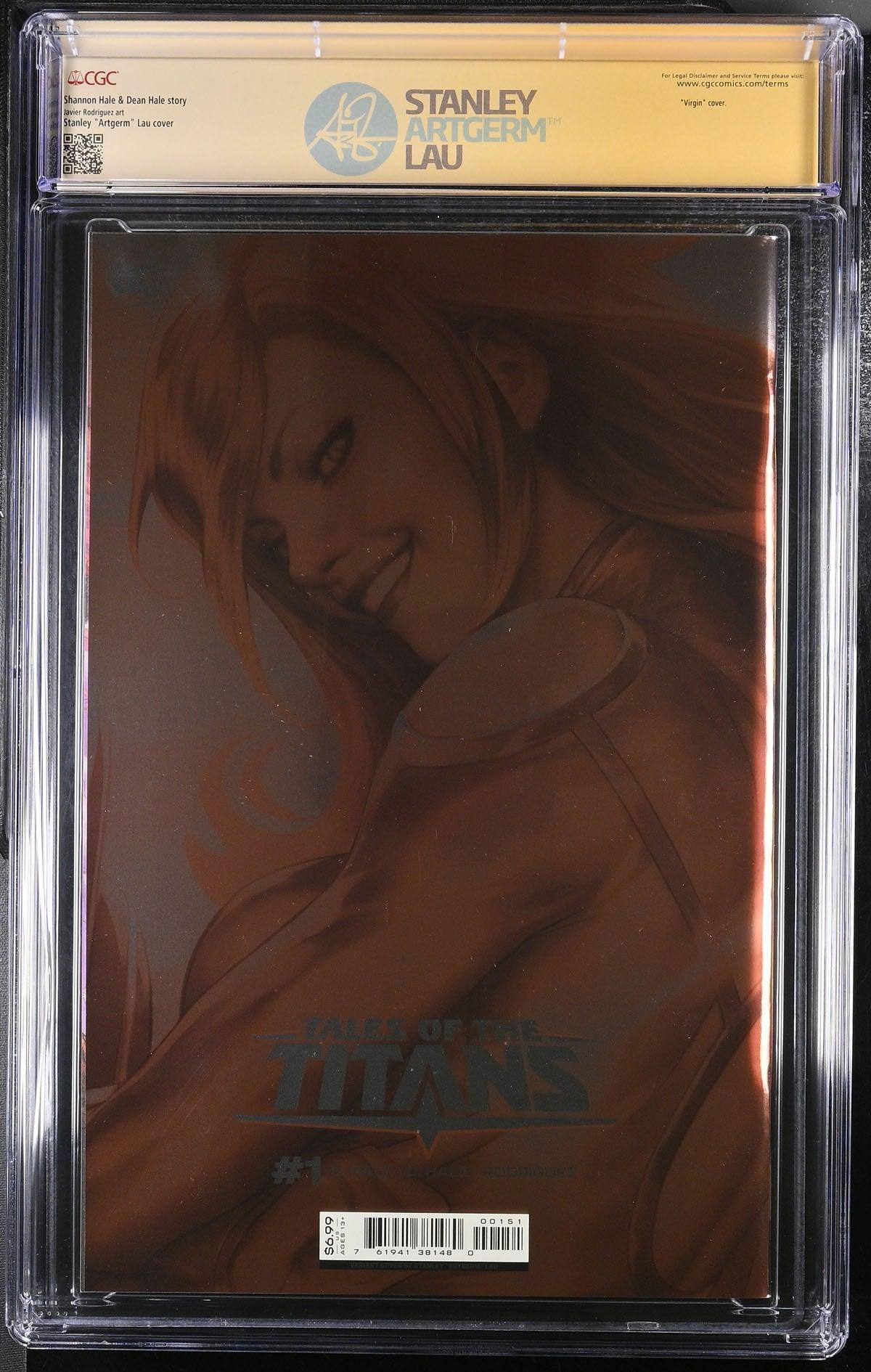 CGC TALES OF THE TITANS #1 LAU FOIL EDITION (9.8) SIGNATURE SERIES - SIGNED BY STANLEY "ARTGERM" - Kings Comics