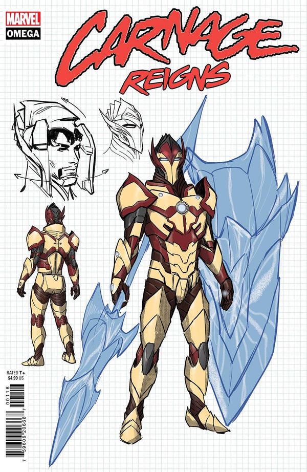 CARNAGE REIGNS OMEGA (2023) #1 10 COPY INCV JULIUS OHTA DESIGN VAR