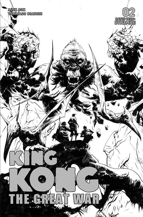 KONG GREAT WAR (2023) #2 CVR D 10 COPY INCV LEE B&W - Kings Comics
