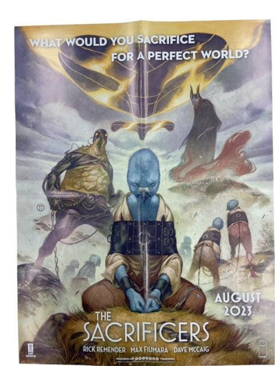 SACRIFICERS / GIANT GENERATOR BACKLIST FOLDED PROMO POSTER