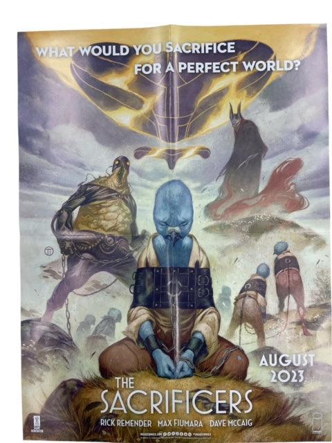 SACRIFICERS / GIANT GENERATOR BACKLIST FOLDED PROMO POSTER