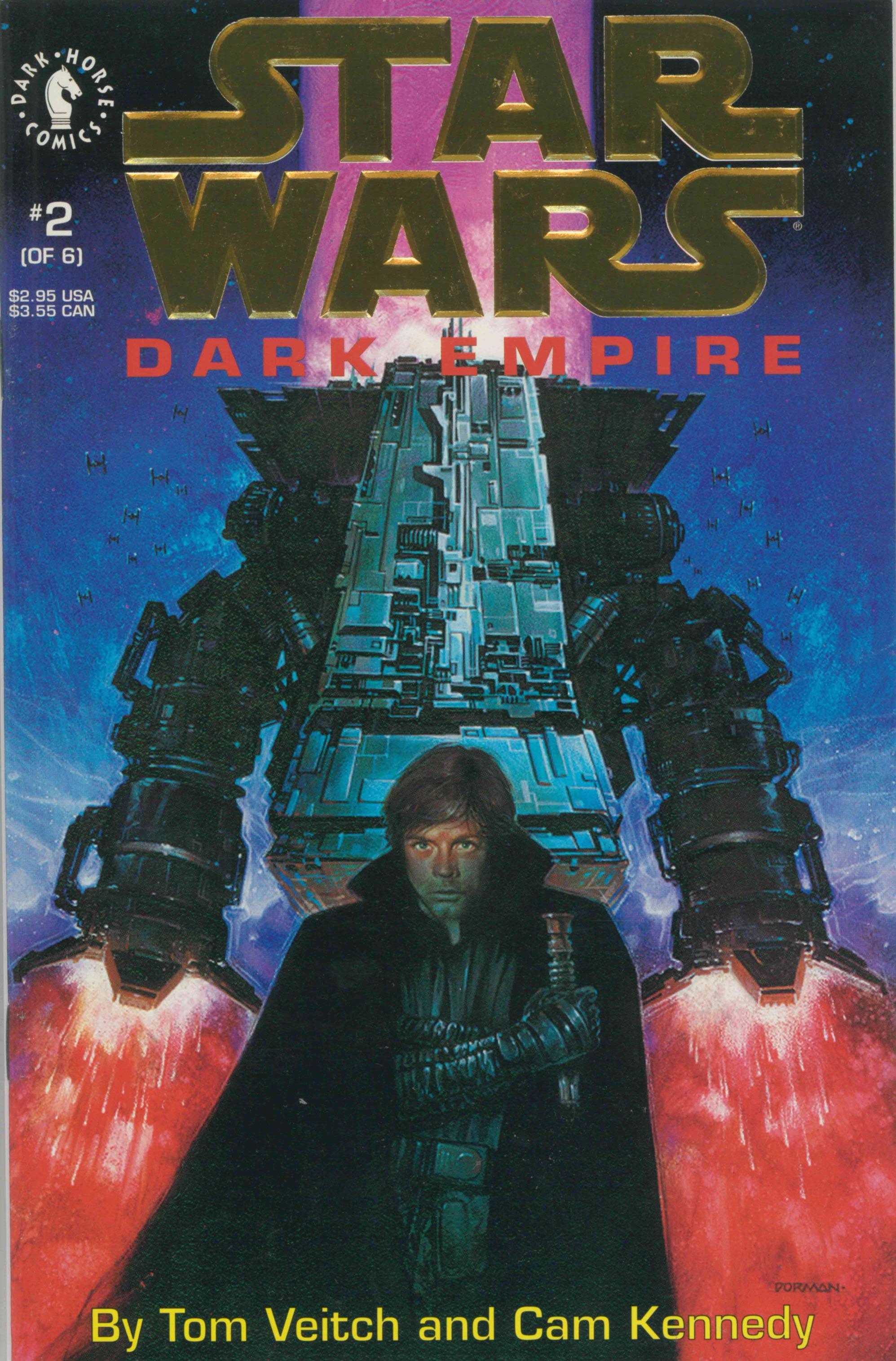 STAR WARS DARK EMPIRE (1992) #2 GOLD EDITION - SIGNED BY CAM KENNEDY - Kings Comics