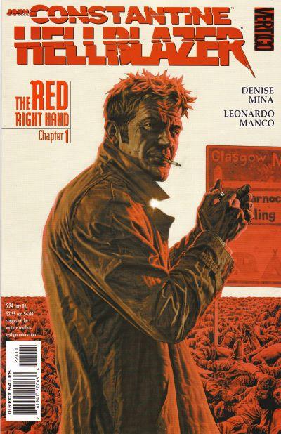 HELLBLAZER (1988) RED RIGHT HAND - SET OF FIVE - Kings Comics