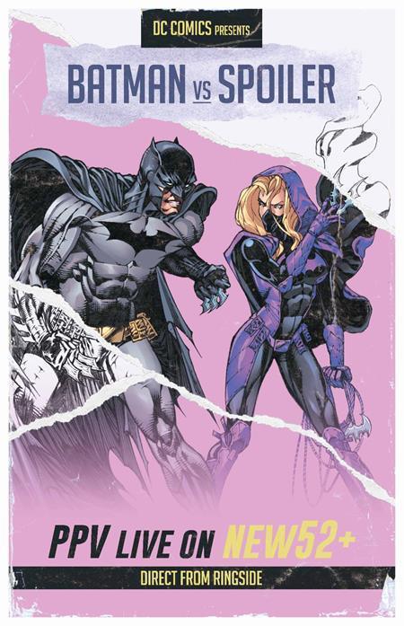 BATMAN VS ROBIN #3 CVR H MARIO FOX FOCCILLO FIGHT POSTER BATMAN VS SPOILER CARD STOCK VAR